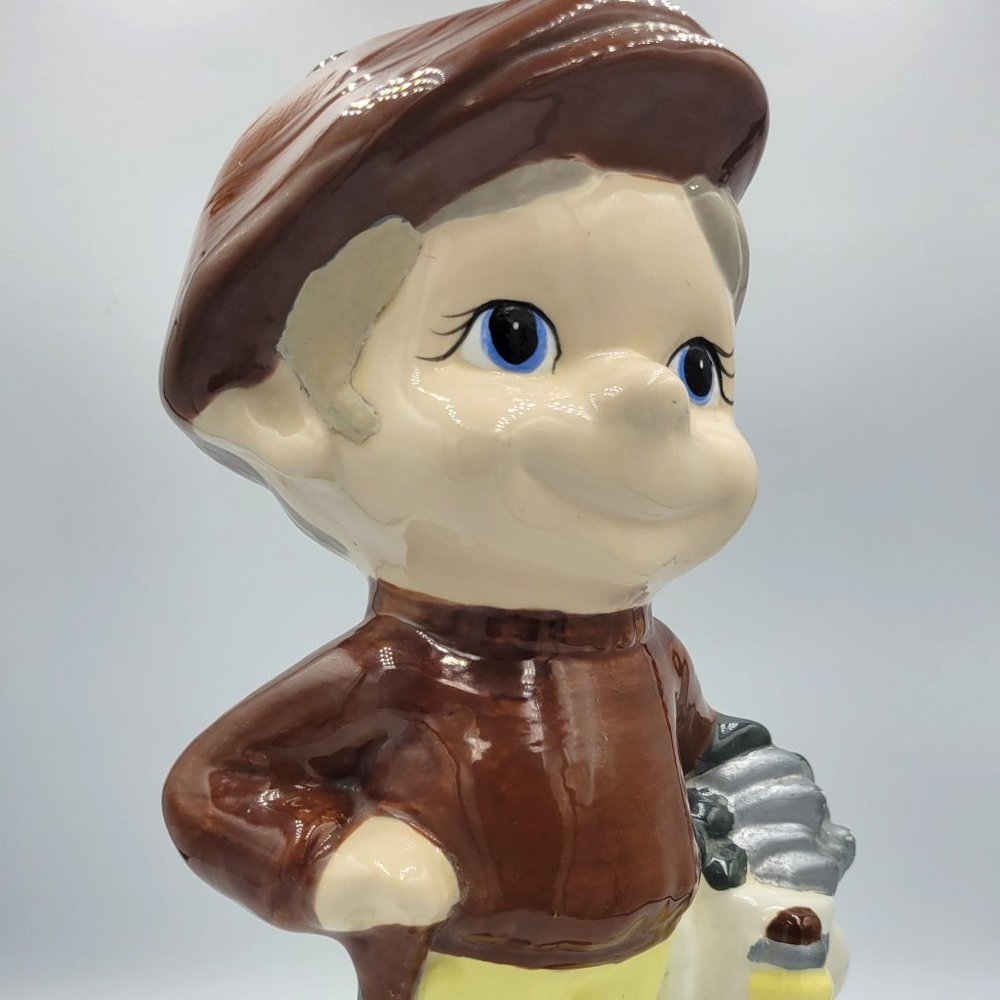 Vintage Golfer - Golf Player Large Figurine - Statue